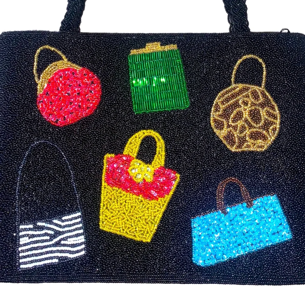 Inge Christopher Beaded "Multiple Pursues" Bag - Picture 2 of 5